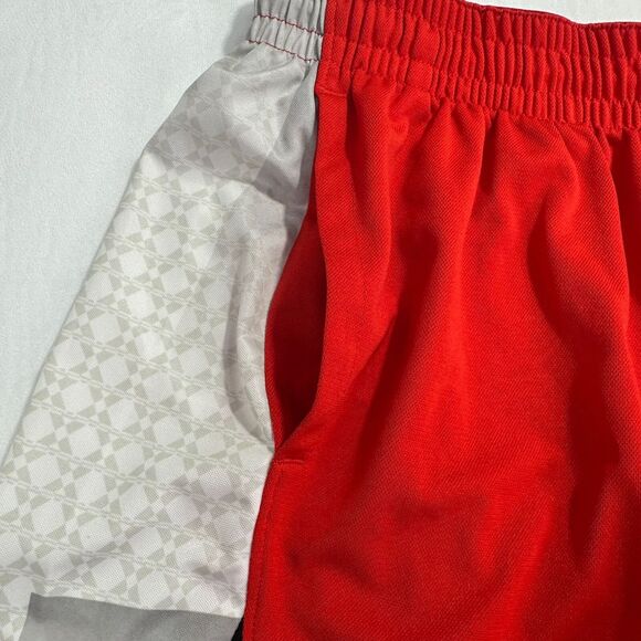 Nike LeBron James Gravity Performance Red/Gray/White Basketball Shorts XL - Picture 4 of 16